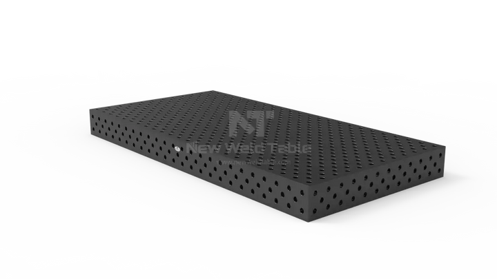 3D welding table & Diagonal holes & Nitrided With table legs 2400x1200x200 Welding Table