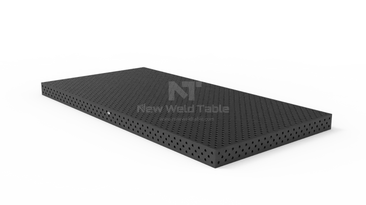 3D welding table & Diagonal holes & Nitrided With table legs 4000x2000x200 Welding Table