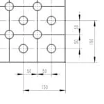 TA281010D D28 3D Welding Table 1000x1000mm - 图片 2