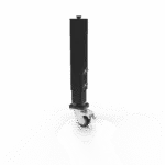 Welding table legs height-adjustable with Caster and Locking Brake- Square tube